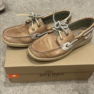 Sperry Tan Boat Shoes